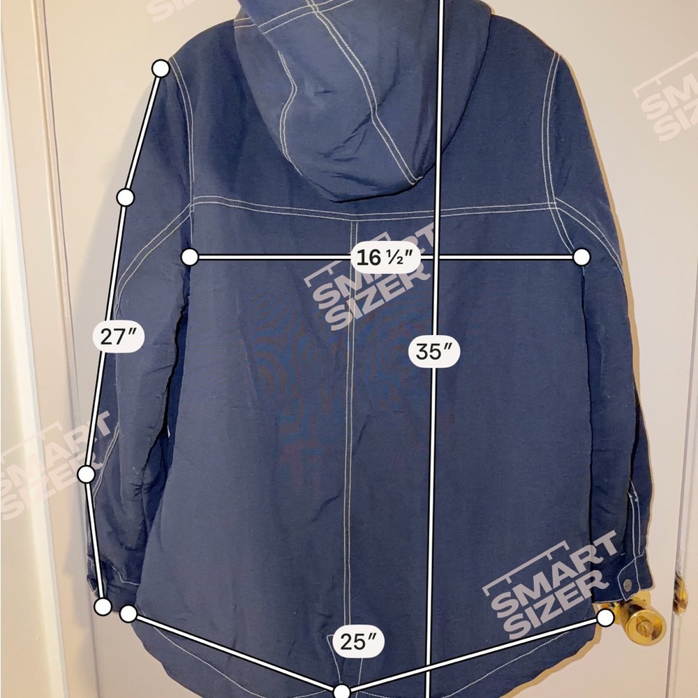 Toad&Co Navy Forester Pass Sherpa Parka - Large - Picture 5 of 7